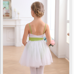 2024 gran oferta, <span class=keywords><strong>Ropa</strong></span> <span class=keywords><strong>de</strong></span> baile <span class=keywords><strong>de</strong></span> buena calidad, vestido <span class=keywords><strong>de</strong></span> Ballet clásico rosa y verde para niños y niñas - Product Image 5