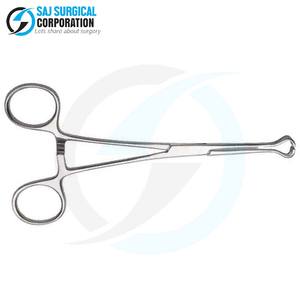 2025 pinzas de tejido Babcock compactas tamaño de 6 pulgadas para cirugía general y procedimientos ginecológicos en hospitales CE ISO - Product Image 6