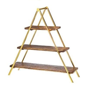 Soporte para Pastel de Estilo Moderno, Personalizable, Multifuncional, Plegable, de Madera con Acabado Natural para el Hogar - Product Image 5