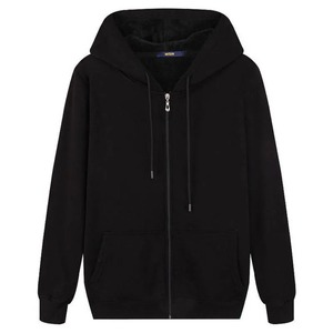 Sweat à capuche élégant 100% coton pour femmes décontracté épaule tombante Premium personnalisé fermeture éclair capuche respirant à la mode Badge - Product Image 3