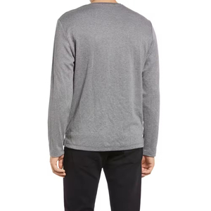 Nouveaux hommes tenue légère écologique sonnerie hommes t-shirt à manches longues Top qualité équipage t-shirt à manches longues pour hommes OEM - Product Image 3