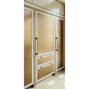 Réfrigérateur-congélateur intégré électrique en acier inoxydable de 36 pouces avec panneau à charnière droite prêt à l'emploi, modèle FDBMIC7360R 2026 - Product Image 3