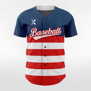 Premium Men's <b>Baseball</b> Jersey Denim Reinforced Seams, Custom OEM Wholesale - Product Image 2