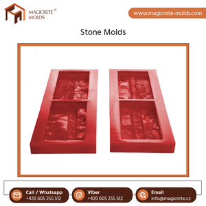 แม่พิมพ์หินยางซิลิโคนแผ่นไม้อัดเพาะเลี้ยงสำหรับคอนกรีต - Product Image 5
