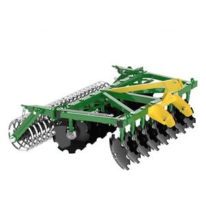 Arado de Discos Verde de 4 Filas, Cultivador Agrícola Montado en Tractor, Equipo de Labranza con Caja de Cambios, Alta Productividad - Product Image 1