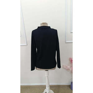 Blusa de Viscosa para Mujer de Jane's, Manga Larga, Cuello en V, con Detalle de Cremallera, Corte Regular, Estilo Casual para Uso Diario - Product Image 6