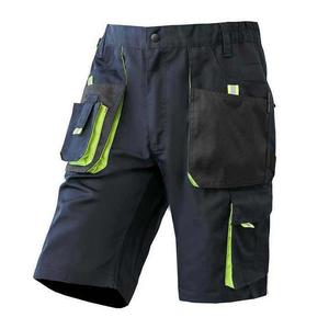 Pantalones cortos Cargo de lona informales a la moda de verano para hombre, duraderos para exteriores con trabillas para cinturón y bolsillos funcionales espaciosos, patrón sólido - Product Image 1