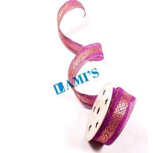 Trenzas uniformes OEM Alambre de encaje brillante de gama alta Trenzas brillantes francesas Recorte Galloon Tresse Personalizado - Product Image 3