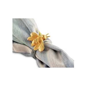 Meilleure vente au prix d'usine au design unique en métal argent antique avec anneau de serviette au design gaufré et coupant pour la fête de mariage - Product Image 4