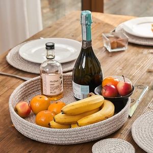 Meilleur napperon en corde de coton idéal pour les fêtes et autres fonctions Vaisselle Design décoratif Napperon arrondi Design - Product Image 3