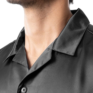 Conjunto de Pijama de Seda Satinada para Hombre, Ropa de Dormir con Bolsillos, Transpirable, Fibra de Bambú, Verano - Product Image 3