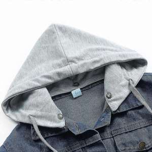 Women's Hooded Denim Jacket - Product Image 4