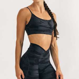Sujetador Deportivo Ecológico para Mujer, Ajuste Personalizado, Malla Transpirable, Diseño Sólido, Personalizable en la Parte Delantera, Ropa Deportiva para Yoga, Gimnasio y Fitness - Product Image 2