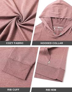 Sudaderas con Capucha Personalizadas 2025 con Forro Sólido para Hombre, Suaves, Duraderas, de Alta Calidad, Teñidas, de Secado Rápido, con Forro Polar para Invierno y Cordón Ajustable - Product Image 6