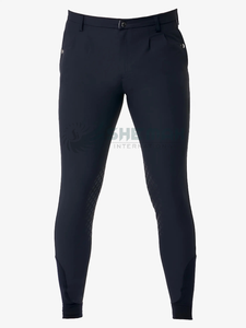 Culotte d'équitation pour homme, pantalon équestre extensible, coupe ajustée, matériau léger à séchage rapide pour la compétition et les sorties décontractées - Product Image 3
