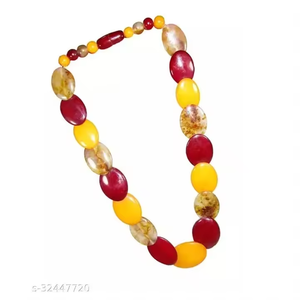 Collier en résine de haute qualité, artisanal, jaune, nouveau design 2026, poli, magnifique, tendance, pour femmes, artisanat en résine d'Inde - Product Image 3