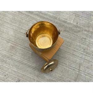 Diseño árabe Metal Hotpot dorado brillante acabado hecho a mano diseñador calentador de alimentos mejor calidad mesa al por mayor cazuela de Metal - Product Image 2