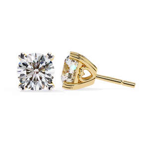 Pendientes Únicos de Oro de 18K con Diamante Cultivado en Laboratorio, Pendientes de Diamantes Premium - Product Image 1