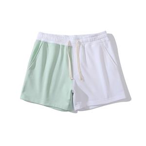 Short de sport unisexe personnalisé pour hommes, en coton respirant, séchage rapide, tendance, tricoté, taille moyenne, couleurs contrastées - Product Image 3