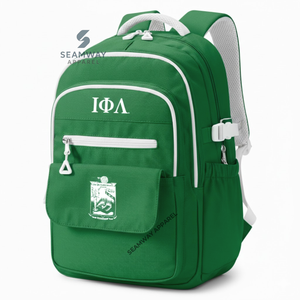 Iota Phi Lambda Sorority <b>Backpack</b> Stylish Bookbag Durable Cordura Daypack Large Capacity Rucksack Casual Travel Pack <b>For</b> <b>Women</b> - Product Image 2