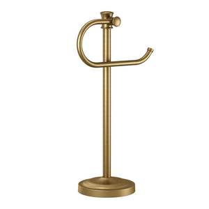 Traditional brass <b>towel</b> stand crafted for classic homes bringing elegance to everyday routines with durable build quality - Product Image 4
