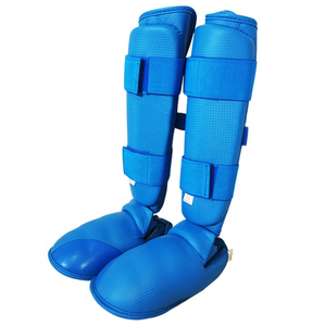 2024 nouveauté conception boxe protège-tibias couleur et taille personnalisées karaté combat protection des jambes kickboxing entraînement protège-tibia - Product Image 2