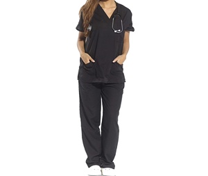 Nouvelle Collection de Tenues Médicales pour Femmes : Blouses d'Infirmière, Pantalons Jogger, Uniformes Médicaux Extensibles en Spandex, Ensembles de Blouses Médicales - Vente en Gros - Product Image 1