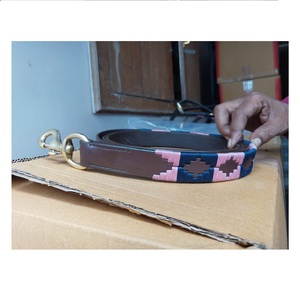 Ecuestre de cuero Polo Halter caballo estable y carreras tipo estable para montar - Product Image 5