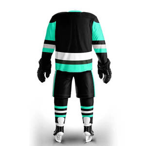 Uniforme de hockey sur glace personnalisé, ensemble d'uniformes deux pièces, uniforme professionnel de hockey sur glace de haute qualité pour l'entraînement - Product Image 6
