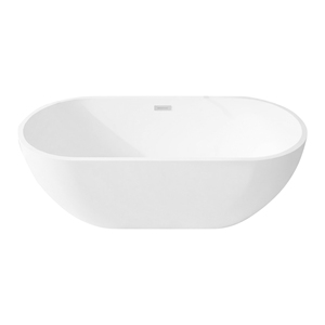 Baignoire ovale autoportante modèle FW-7700-60 en acrylique, garantie 2 ans, pour appartement - Product Image 6