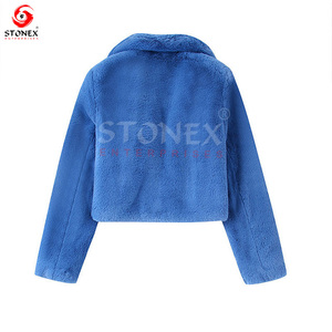 2023เสื้อโค้ทขนสัตว์ธรรมชาติสำหรับผู้หญิงเสื้อคลุมหน้าหนาวขนเทียมไซส์ใหญ่พิเศษ - Product Image 2