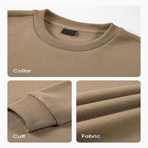 Sweat-shirts pour hommes en gros, grande taille, double fermeture éclair, 100% coton, coupe ajustée, confortable, taille de sweat-shirt pour hommes - Product Image 6