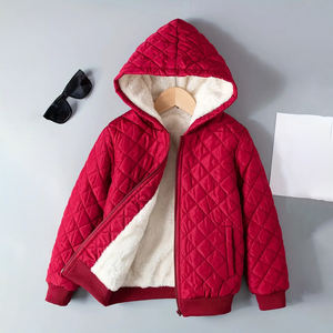 Nueva Chaqueta Acolchada para Niñas, con Capucha y Cremallera, Resistente al Viento, Grosor Estándar, para Primavera y Otoño - Product Image 2