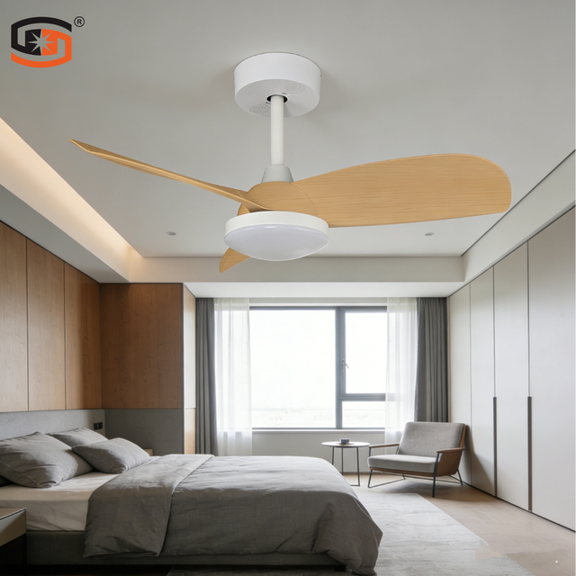 Simple Design 36 Inch Home Indoor Decorative Modern Reversible BLDC Motor Ceiling Fan With Light