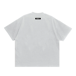 Unisex 100% Cotton Boxy Tatami <b>T</b>-<b>Shirt</b> Oversize with 260g Fabric Weight and <b>Graffiti</b> Embroidery Print Pattern for Men Women - Product Image 5