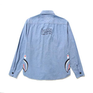 Veste en jean coupe-vent écologique pour homme Flyingkick Enterprises 2026, style bomber, sur mesure, vêtements d'extérieur d'hiver, vente en gros - Product Image 4