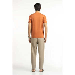 Camisetas de Corte Regular 100% Algodón, Transpirables, Antiarrugas, de Manga Corta, Talla Grande, Color Caramelo, para Hombre, Verano, 260gsm Jersey - Product Image 5