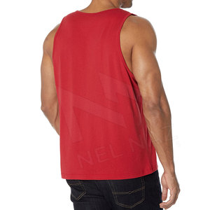 Débardeur pour homme en coton/polyester de haute qualité, col rond, vêtements de sport, coupe-vent, respirant, écologique, séchage rapide, uni, été - Product Image 3