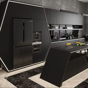 Cuisine modulaire de luxe avec finition haute brillance, éclairage d'ambiance, rangement haut de gamme et élégance intérieure moderne - Product Image 4