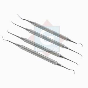 Cureta dental de acero inoxidable de precisión, instrumentos quirúrgicos manuales para el cuidado bucal - Product Image 2