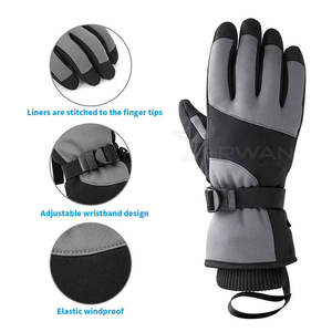 Guantes de esquí al por mayor más vendidos de 2025, guantes transpirables cómodos para uso en exteriores para invierno, precio razonable - Product Image 4