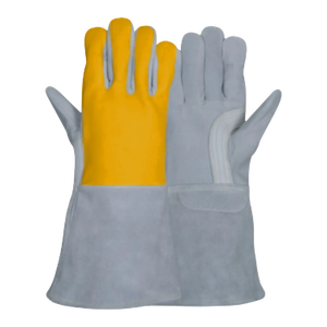 Gants de soudage TIG en gros, manches longues et poignets réglables, sécurité et durabilité, gants de soudage TIG de qualité supérieure en peau de chèvre et en cuir de vache - Product Image 2