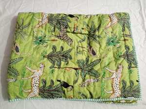 Edredón indio con estampado Floral para bebé, ropa de cama de algodón hecha a mano, edredón de algodón súper suave Jaipuri Rajai, colcha, decoración del hogar - Product Image 3