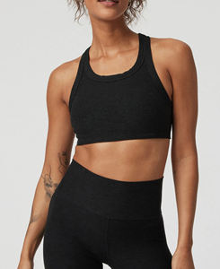 Meilleure qualité haute Sport respirant confortable soutien-gorge de sport impression avant moyen pour entraînement actif Gym Yoga vêtements de course - Product Image 1