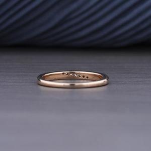 0.080 tcw แหวนหมั้นเพชรสีขาว14KT/18kt - Product Image 4