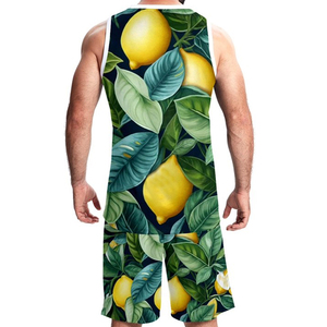 Vêtements de sport en polyester de haute qualité pour hommes, ensemble d'uniformes de basket-ball, dernier style imprimé, vente en gros directe d'usine - Product Image 2