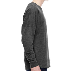 Sudadera de algodón de gran tamaño para mujer, jersey con hombros caídos, estampado personalizado, sudaderas informales de talla grande de alta calidad - Product Image 4