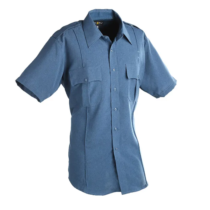 Abbigliamento da lavoro meccanico abiti da lavoro uniformi da lavoro manica corta da uomo camicia da lavoro in cotone personalizzata vendita calda con bottone in giù lavorato a maglia