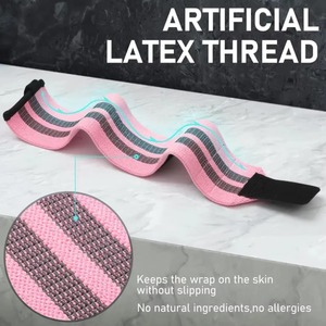 Adjustable Weightlifting <b>Wrist</b> Wraps with Thumb Loops Custom <b>Gym</b> Accessories <b>for</b> Breathable <b>Wrist</b> <b>Support</b> during Training - Product Image 4