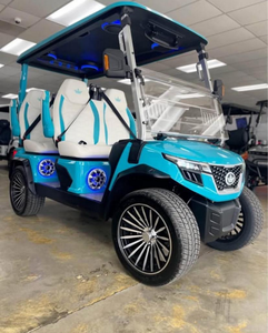 Ventes de liquidation avec garantie d'un an, voiturette de golf électrique 48V GT4, véhicule utilitaire 4 places, prix de gros du fabricant - Product Image 2